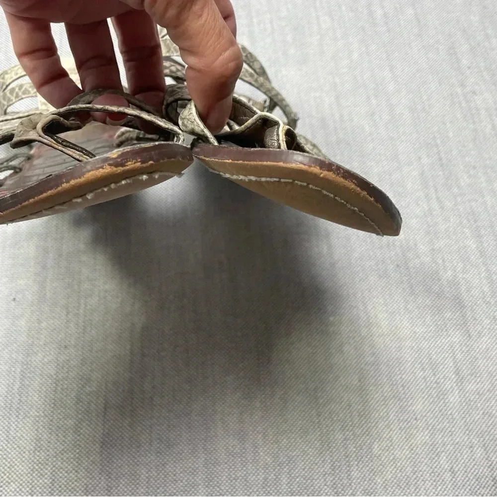 Sam Edelman Snake Skin Gladiator Sandals